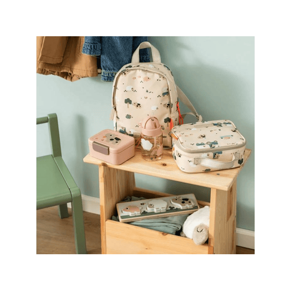 Done By Deer Tiny Geïsoleerde Lunchtas Tiny Farm Sand 2,8 L