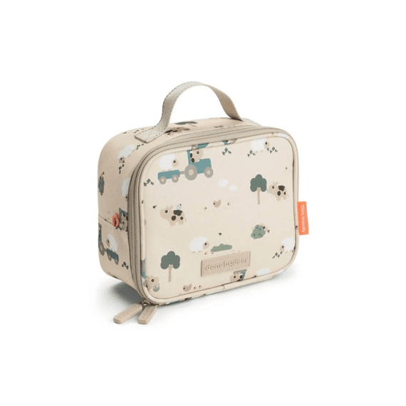 Done By Deer Tiny Geïsoleerde Lunchtas Tiny Farm Sand 2,8 L