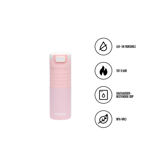 Kambukka Etna Koffie/thee 500ml Stainless Steel Insulated Pink Aura
