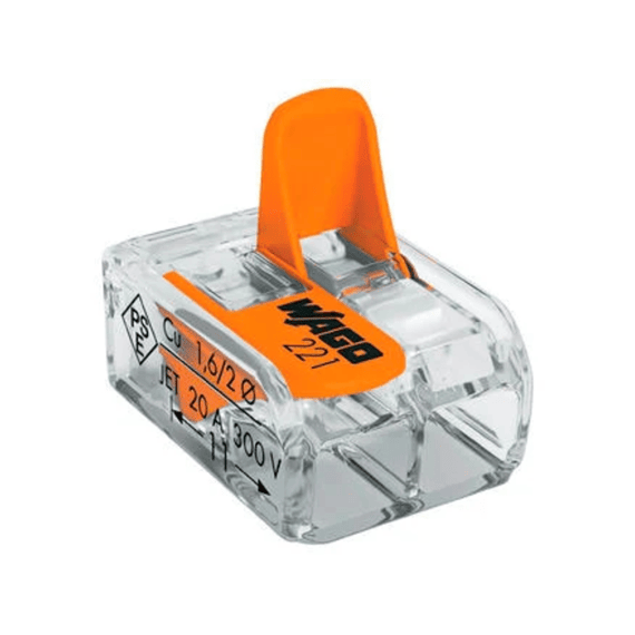Wago Steekklem Hendel 2x 0.2-4mm