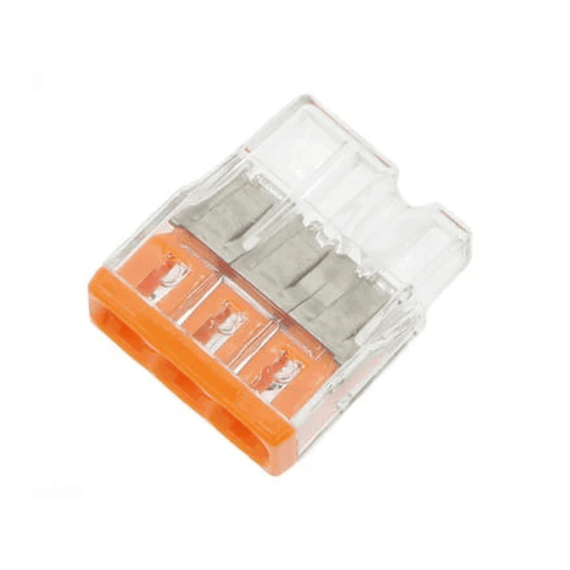 Wago Steekklem 3x 0.5-2.5mm Oranje