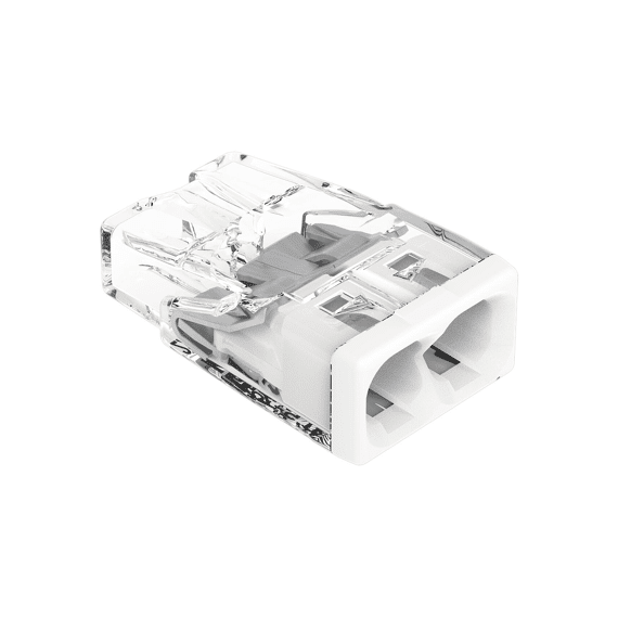 Wago Steekklem 2x 2.5mm Transparant