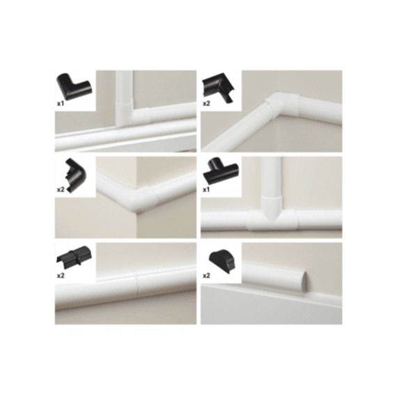 D-line Multipack Accessoires 30x15 Zwart