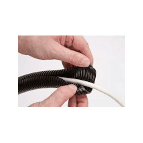 D-line Cable Tidy Tube 1.1m Zwart