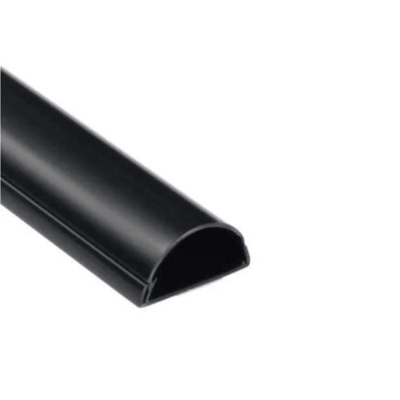 D-line Lijst Halve Cirkel 50x25 1.5m Zwart