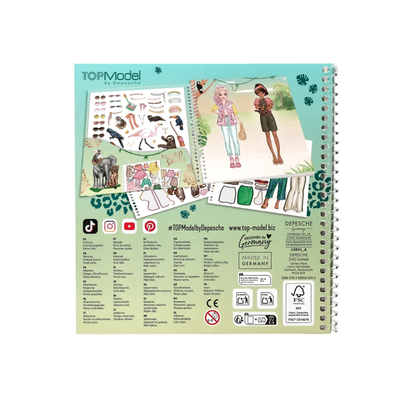 Topmodel Dress Me Up Stickerboek