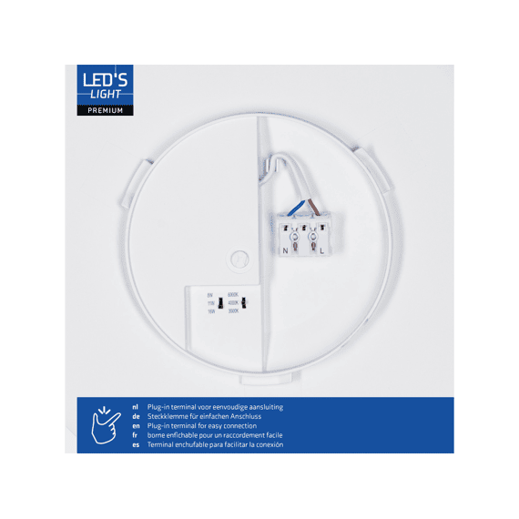 Leds Work Plafondarmatuur - 16w 2880lm 3000k/4000k/6000k - 300mm8w / 11w / 16w