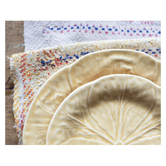 Koolblad Dinerbord Ø26.5cm Sahara Geel