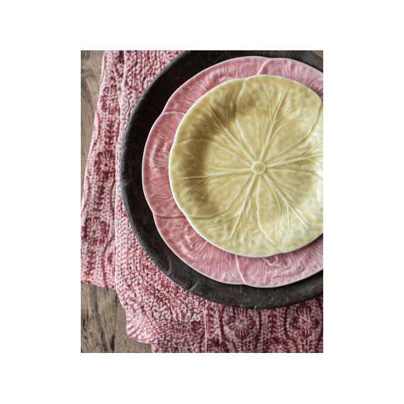 Koolblad Dinerbord Ø26.5cm Zacht Roze