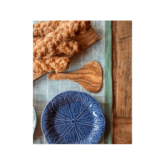 Koolblad Dessertbord Ø20.5cm Delfts Blauw