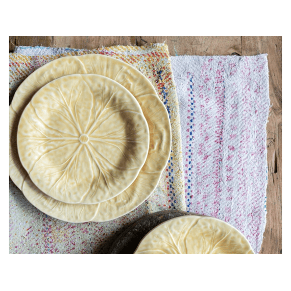 Koolblad Dessertbord Ø20.5cm Sahara Geel