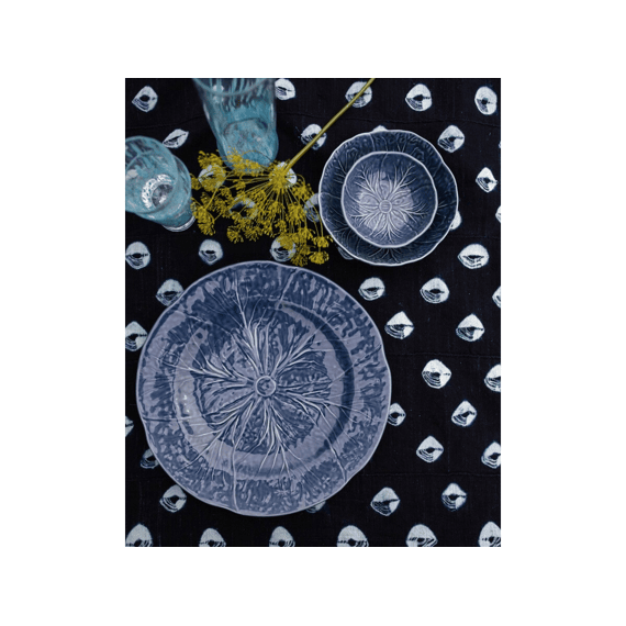 Koolblad Kom S Ø17.5cm Delftsblauw