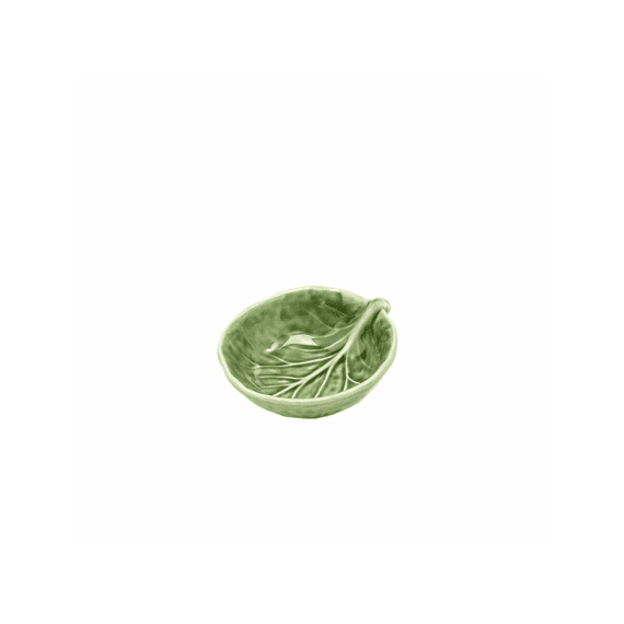Koolblad Zoutbakje Ø8cm Groen