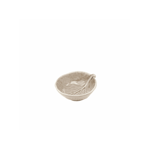Koolblad Zoutbakje Ø8cm Beige
