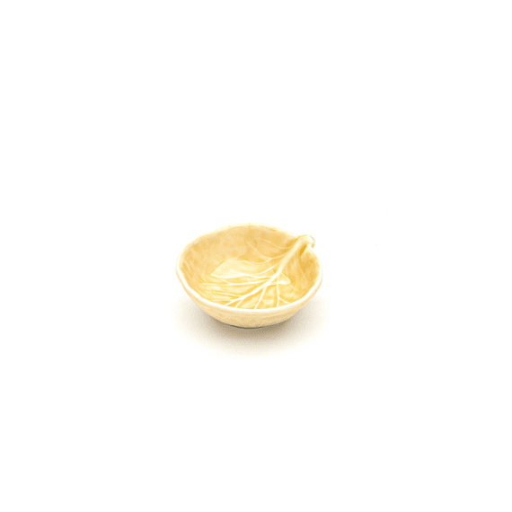 Koolblad Zoutbakje Ø8cm Sahara Geel