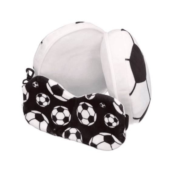 Itotal Kussen Met Slaapmasker Voetbal