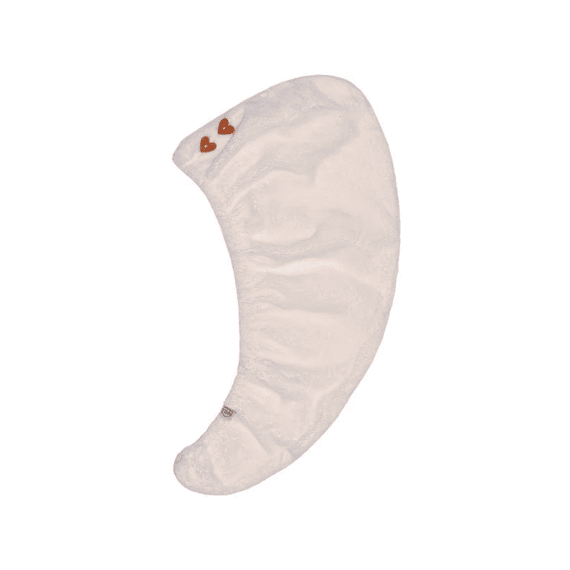 Poule House Haarhanddoek Turban Bamboe/badstof Lait