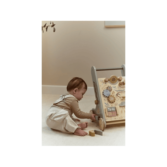 Little Dutch Safari Friends Activiteitenloopwagen