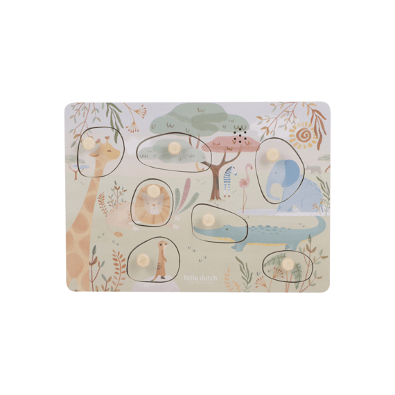 Little Dutch Safari Friends Geluidenpuzzel