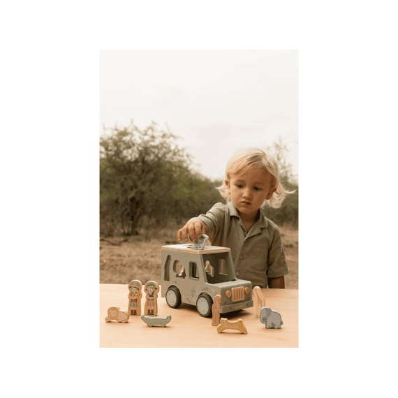 Little Dutch Safari Friends Vormenstoof Safari Auto