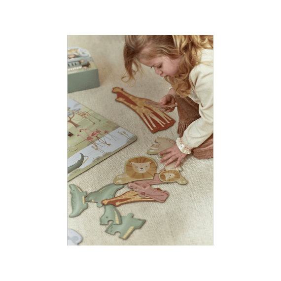 Little Dutch Safari Friends Puzzel 6 In 1