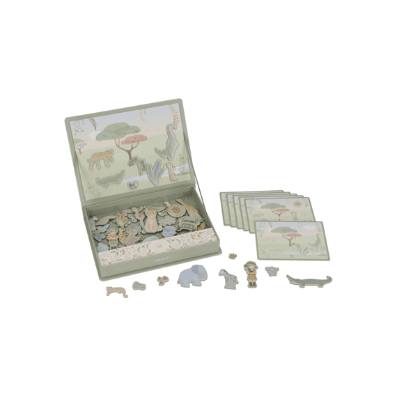 Little Dutch Safari Friends Magnetisch Speelbord