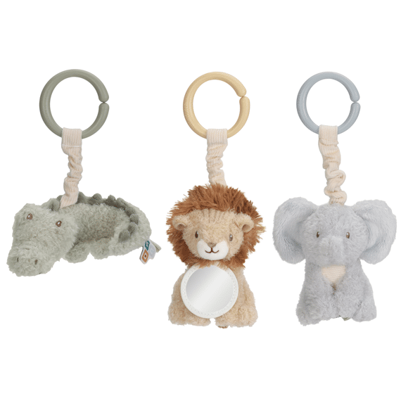 Little Dutch Safari Friends Activiteitenhanger Set 3 Stuks