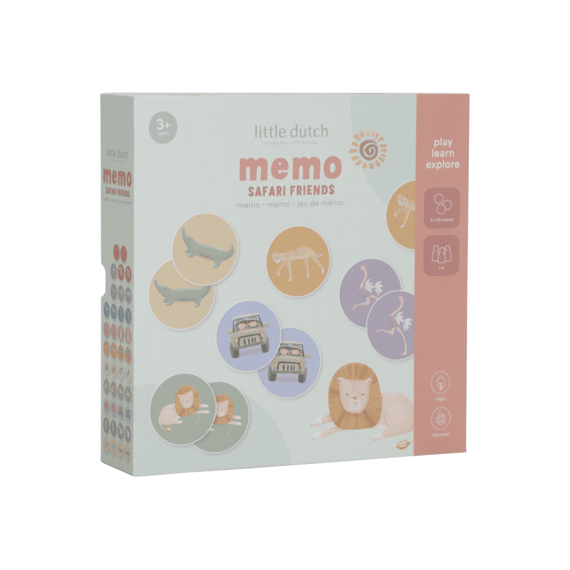 Little Dutch Safari Friends Memo Spel