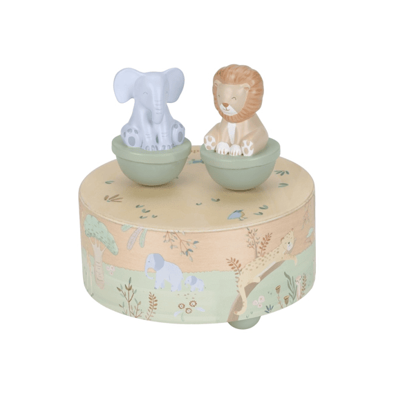 Little Dutch Safari Friends Muziekdoosje Met Dieren