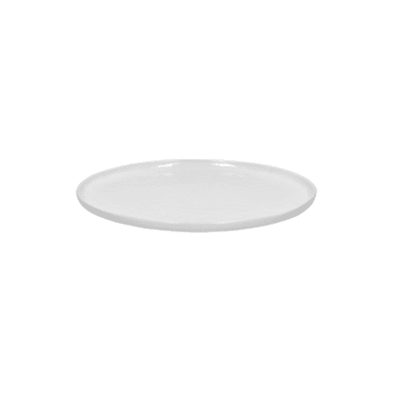 Porcelino White Dinerbord Porselein Dia 27,5 X H 1,3 Cm