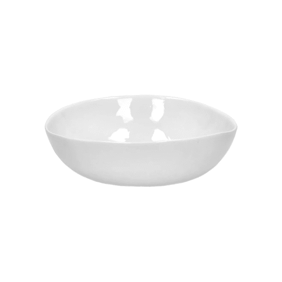 Porcelino White Soepkom Ovaal Porselein L 17 X W 16 X H 4 Cm