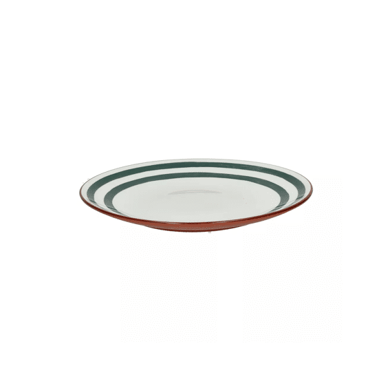 Mykonos Dinerbord Porselein Dia 27 X H 2,5 Cm Groen