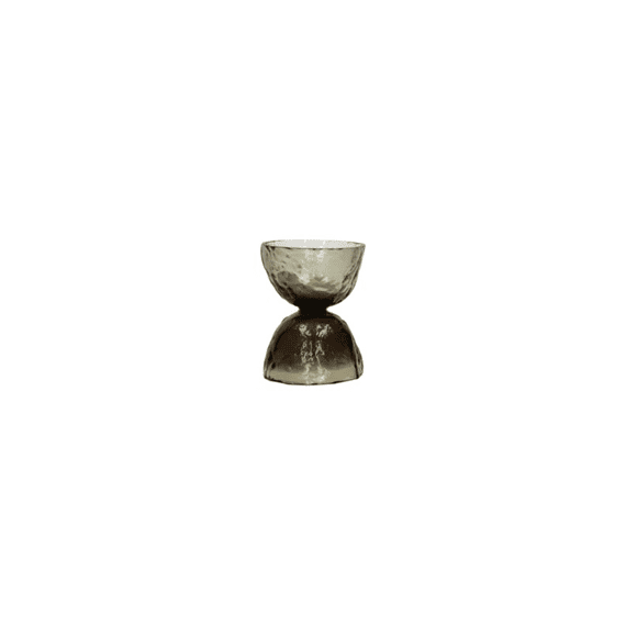 Diabolo Vaas / Windlicht Glas Dia 12 X H 15 Cm Smoke