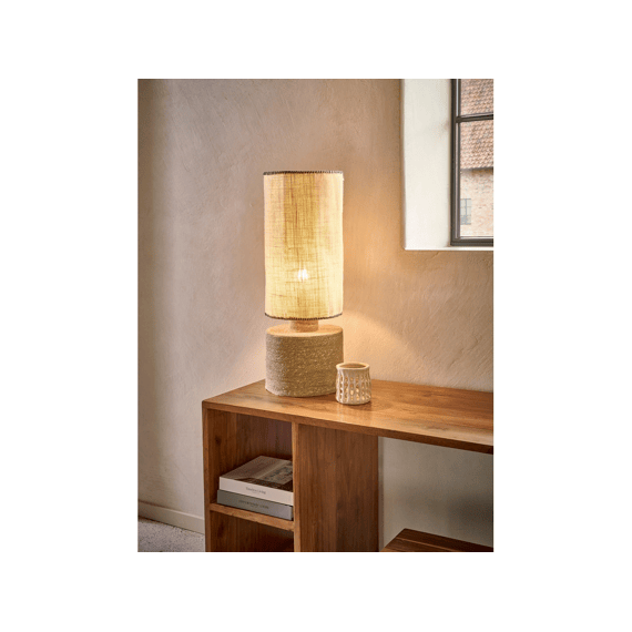 Nerida Windlicht Steengoed Dia 11 X H 11 Cm Beige