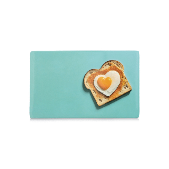 Zeller Ontbijtbord Happy Toast Melamine 23.3x14.3x0.3cm