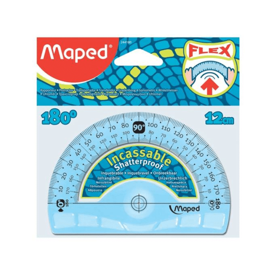 Maped Flex 180 Gradenboog 12cm Assortiment Op Blister