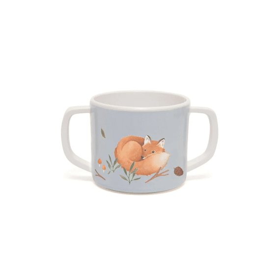 Petit Monkey Melamine Beker Fox Dove Blue