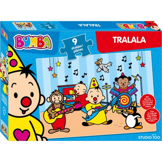 Bumba Puzzel Tralala 9 Stukjes