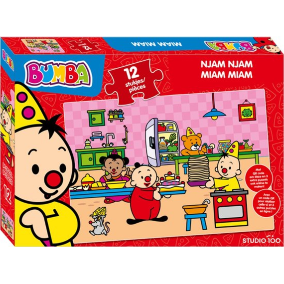 Bumba Puzzel Njam Njam 12 Stukjes