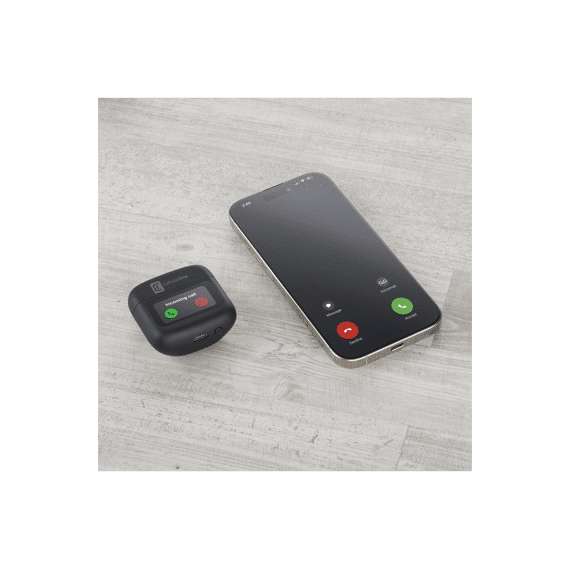 Cellularline Hush In Ear Hoofdtelefoon Met Bluetooth En Touch Display Zwart