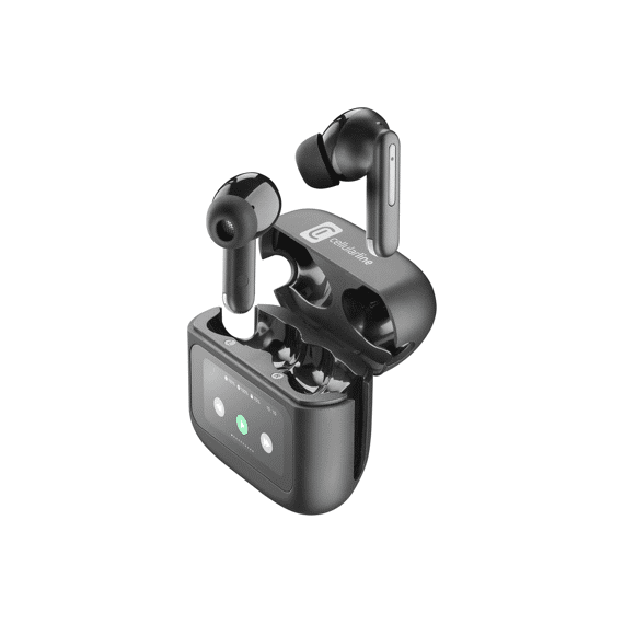 Cellularline Hush In Ear Hoofdtelefoon Met Bluetooth En Touch Display Zwart