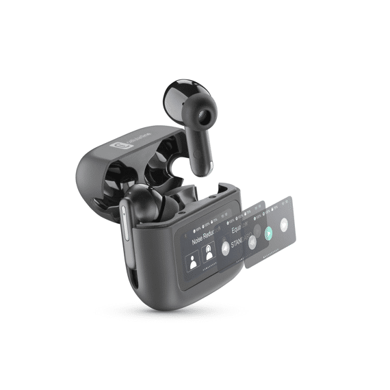 Cellularline Hush In Ear Hoofdtelefoon Met Bluetooth En Touch Display Zwart