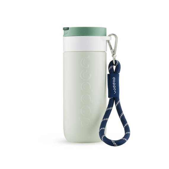 Dopper Wrist Cord White Mug Ring Midnight Silver