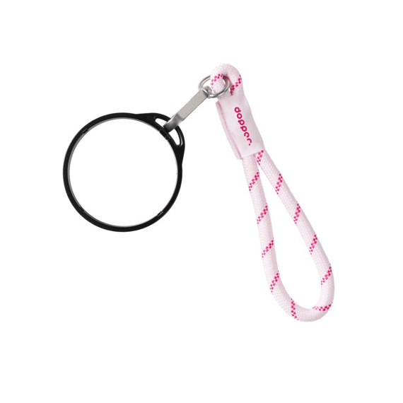 Dopper Wrist Cord Black Mug Ring Cherry Pink