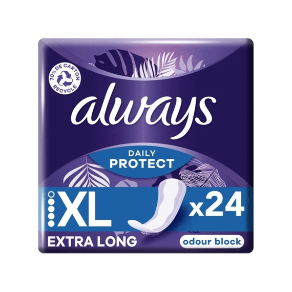 Always Inlegkruisjes Extra Long Daily Protect Xl 24st