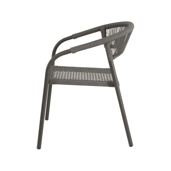 Stapelstoel Nagano Grijs