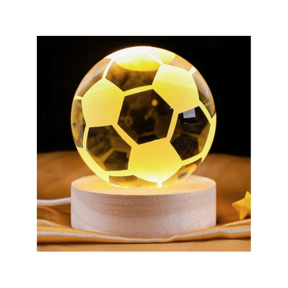 Itotal Crystal Ball Lamp M Voetbal