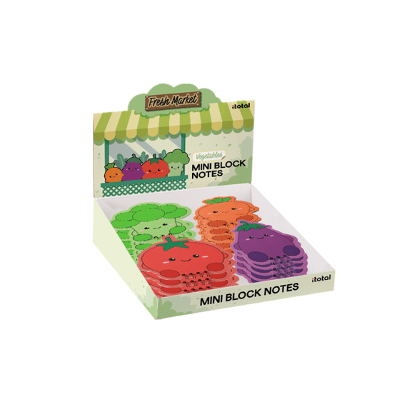 Itotal Notepad Veggies Assortiment 