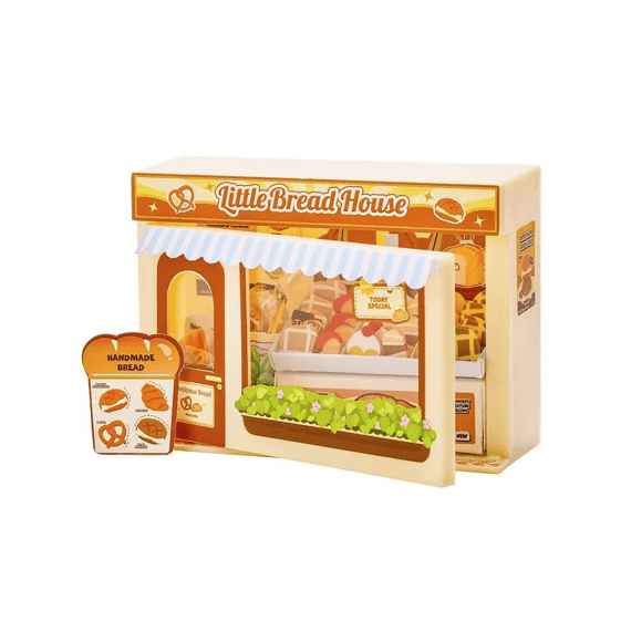 Itotal Miniworld Mini Shop Little Bread House