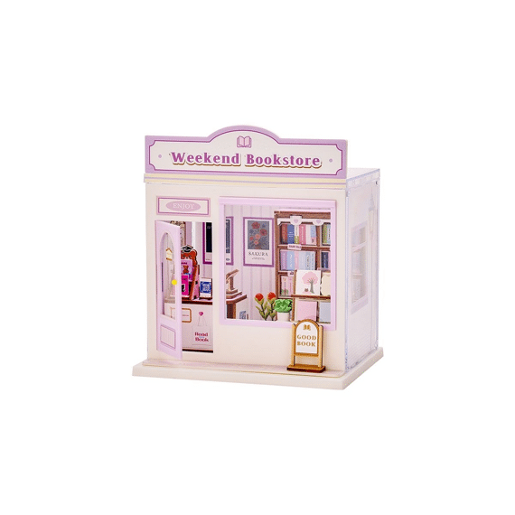 Itotal Miniworld Mini Shop Weekend Bookstore